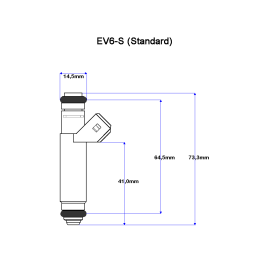 Bosch 0280155759 Einspritzventil EV6 315ccm - 6er Set