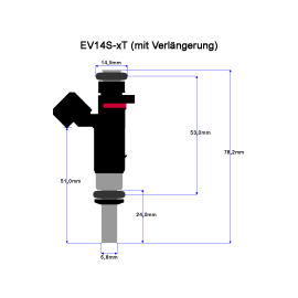 Bosch 0280158123 Einspritzventil EV14 625ccm - 5er Set