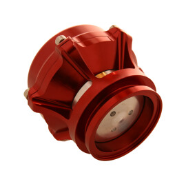 TurboMAX Q Series 50mm Blow Off Valve - Red Anodized, Fits TIAL Flange, Version 2