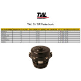 TiAL Q 50mm BOV Blow Off Ventil rot