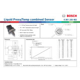 Bosch 0261230482 Drucksensor Temperatursensor