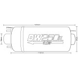DeatschWerks DW250iL Kraftstoffpumpe 250 Liter