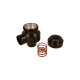 Forge Motorsport FMDVSUPR-BLA Schubumluft-Ventil BLACK Edition