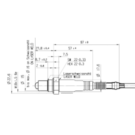 Bosch Lambdasonde 0258017025 LSU 4.9