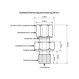 Klemmringverschraubung M10 x 1 f&uuml;r 3mm Abgastemperatursensor