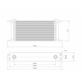 MOCAL - &Ouml;lk&uuml;hler 25 Reihen 1/2&quot; BSP Au&szlig;engewinde