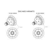 Wavetrac Differentialsperre 10.309.186WK VW DQ250-4WD Getriebe (25Z)