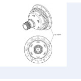 Peloquins Differentialsperre VW DQ250-4WD Getriebe (25Z)