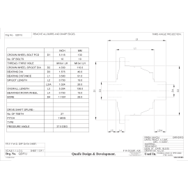 QUAIFE Differentialsperre QDF1U Honda Civic EK4, CRX, Civic Si, Integra GS-R